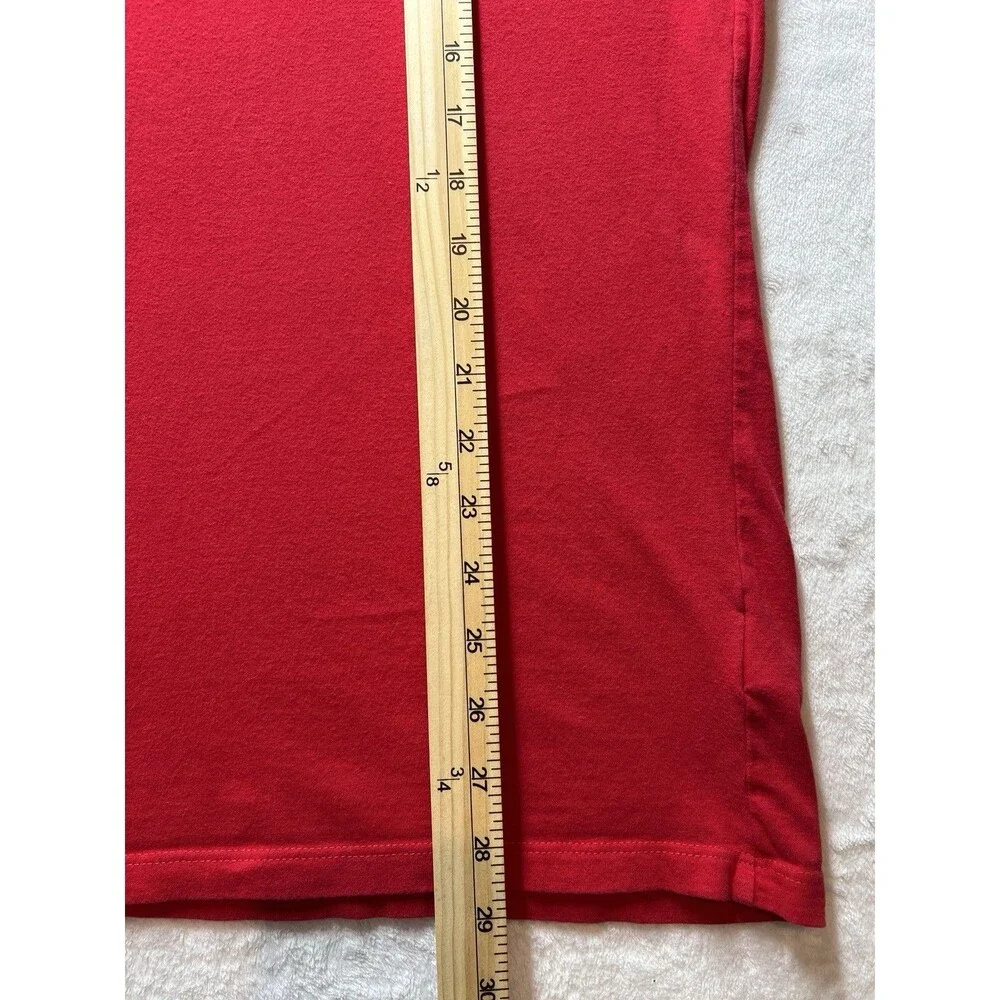The North Face Logo T Shirt Red White Blue Stars USA America July 4th Mens XXL